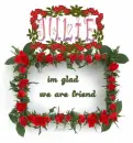 IM GLAD...dozen of Rose!! JULIE