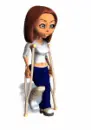 girl on crutches