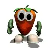 walking strawberry