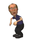 man farting