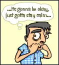 stay calm text