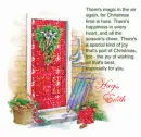 edith christmas door