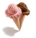 double icecream cones