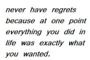 Regrets