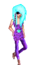 Blue hair