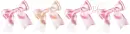 Neon cute bows