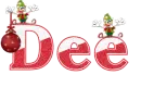 NAME DEE/RED/WHITE CHRISTMAS