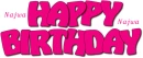 Happy Birthday - Najwa