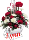 Christmas Flower Sleigh - Lynn