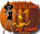 Aletha's Be safe Halloween