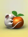 mouse with fruit
