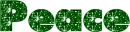 green peace text