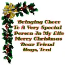 Bringing Cheer Toni