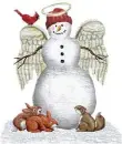 SNOWMAN ANGEL