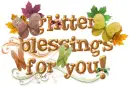 Glitter Blessings butterflies