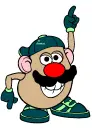Mr. Potato Head In Green