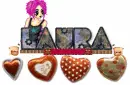 Laura with chocolates