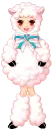Kawaii girl sheep 