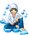 Kawaii blue boy