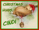 Christmas Mouse - Hugs - Cindi