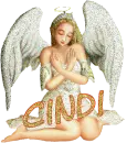 Gold Christmas Angel - Cindi