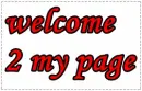 welcome 2 my page