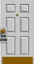 do not disturb sign