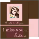 I miss you-Siddiqa