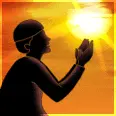 man praying