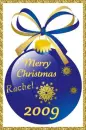 Merry Christmas - 2009 - Rachel