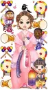 Girl with drum