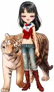 GIRL With TIGER