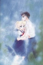 serena and Darien in rain