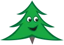 smaling chrisrmas tree