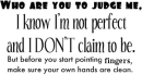 Don't Judge!