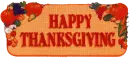 happy thanksgiving sign
