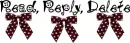 Read, Reply, Delete