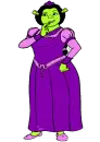 Princess Fiona  dress in purple