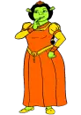 Princess Fiona - Orange/Yellow