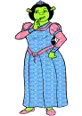 Princess Fiona - blue/pink
