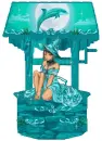 Fountain with woman