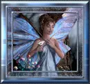framed blue fairy