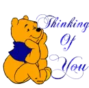 Winnie The Pooh- thinking of you