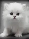 cute white kitten