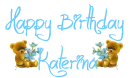 Katerina Happy Birthday