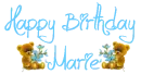 Marie Happy Birthday