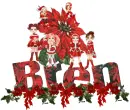 Bren with X mas Dolls