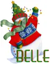 Holiday Snowman~Belle