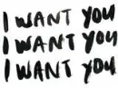 I want you