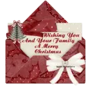WISHING YOU AND YOUR FAMILY A MERRY CHRISTMAS